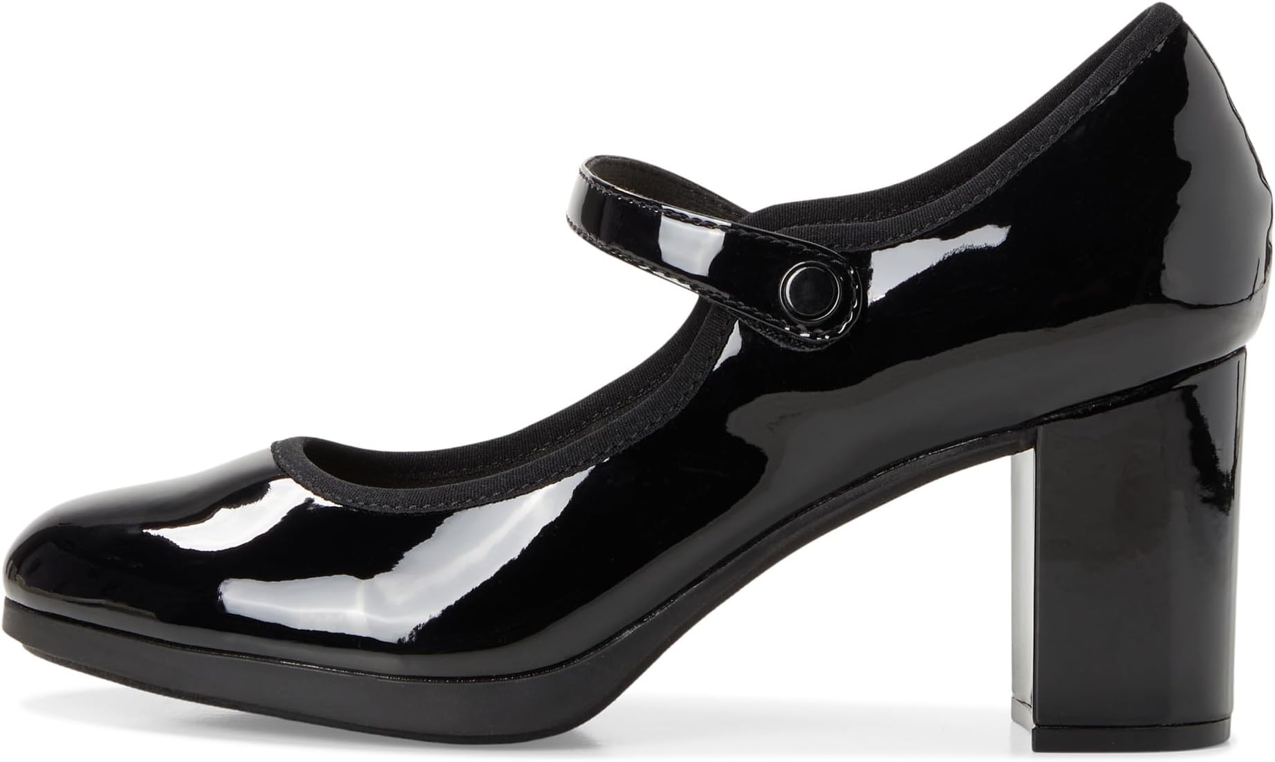Туфли Clarks Women's Bayla Lily, Black Patent Synthetic — фото 4