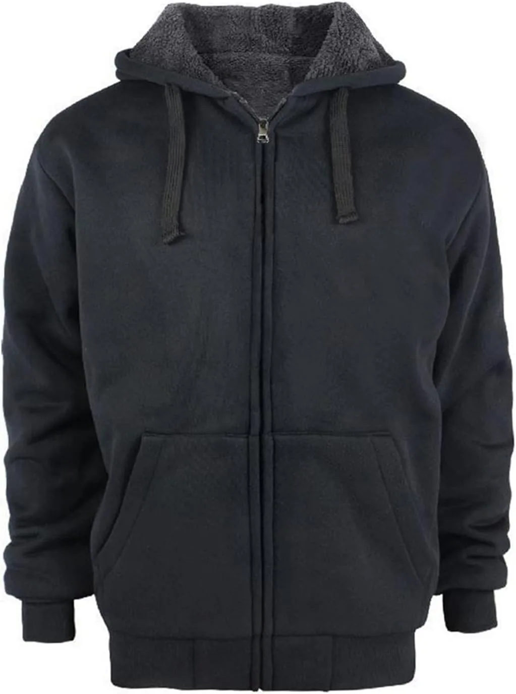 

Толстовка TanBridge с подкладкой из шерпы, на молнии, утепленная, с накладными рукавами и манжетами