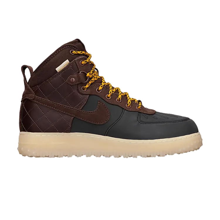 

Ботинки Nike Air Force 1 High Duckboot Field Brown, черный