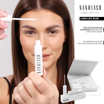 Nanolash Lash Lift Glue 5ml - клей для подтяжки и ламинирования ресниц — фото 3