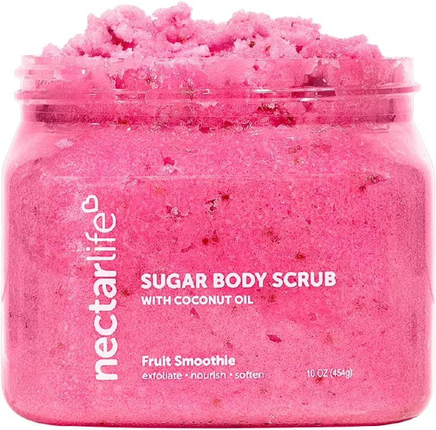 Скраб для тела сахарный отшелушивающий Nectar Bath Treats Fruit Smoothie 453 г