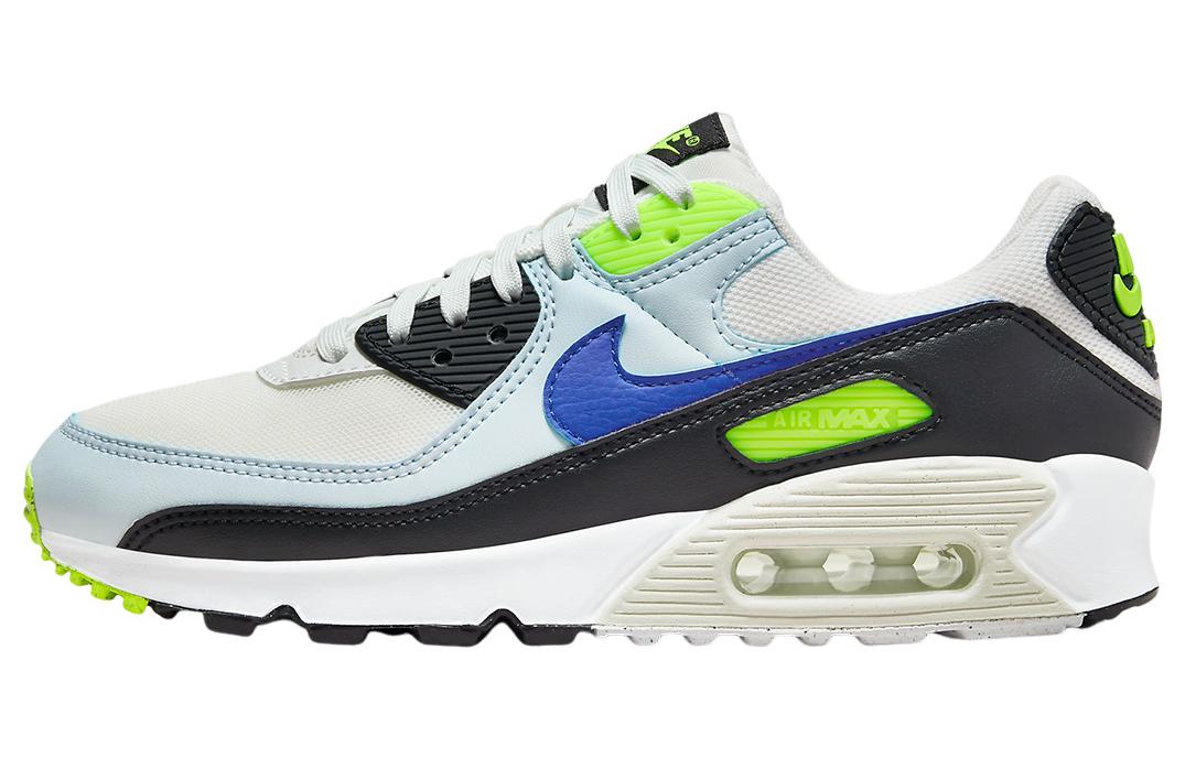 

ДУбль Женские кроссовки Nike Air Max 90 Lifestyle, Blue/Black/Green