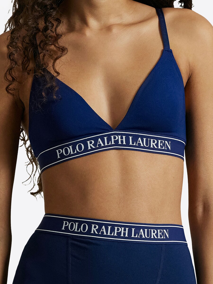Бюстгальтер-футболка Polo Ralph Lauren Polo Essentials, темно-синий — фото 4