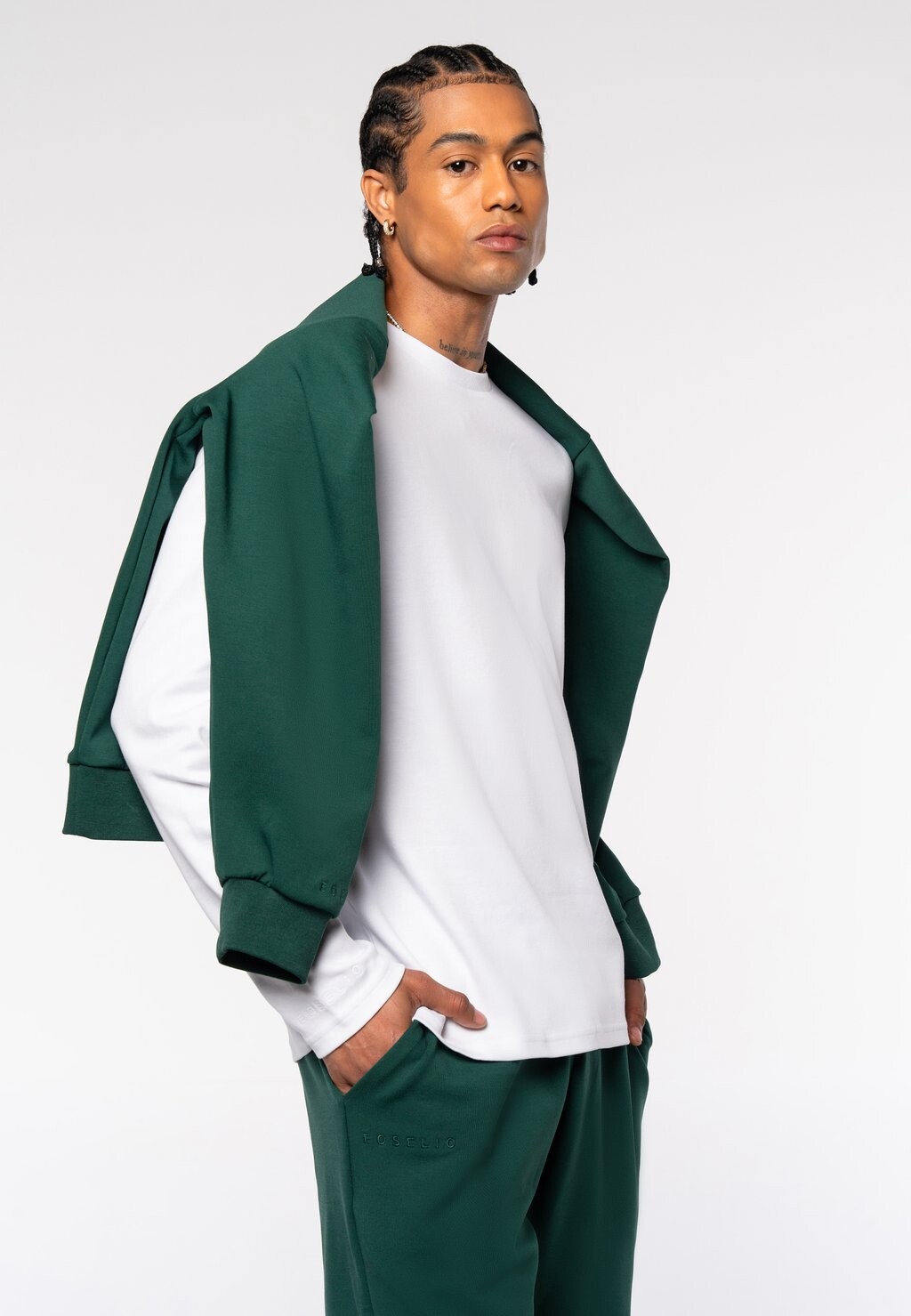 

Топ с длинными рукавами UNISEX EOSELIO, белый