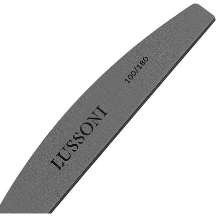 T4B Lussoni Mylar Professional Набор пилочек для ногтей Легкая мостовая зернистость 100/180 — упаковка из 10 шт., Tb Tools For Beauty — фото 3