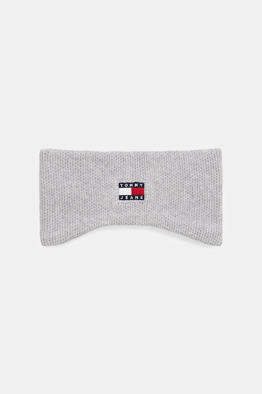 

Хлопковая повязка на голову Tommy Jeans, серый