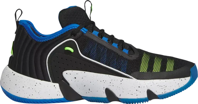

Кроссовки Trae Unlimited 'Black Lucid Lemon Blue Bird', черный