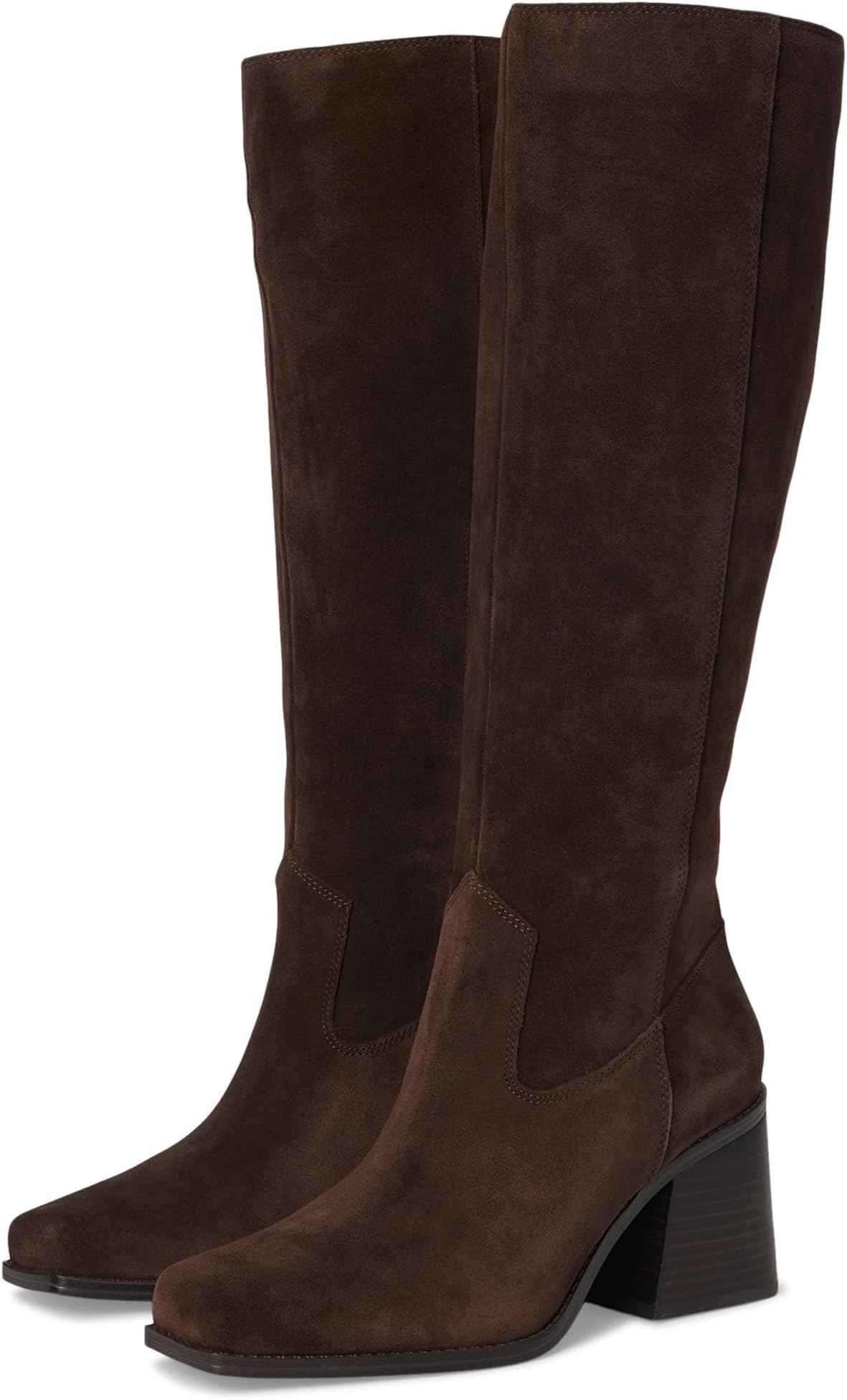 Ботинки Vince Camuto Women's Sangeti Stacked Heel Knee High Boot, Brownie