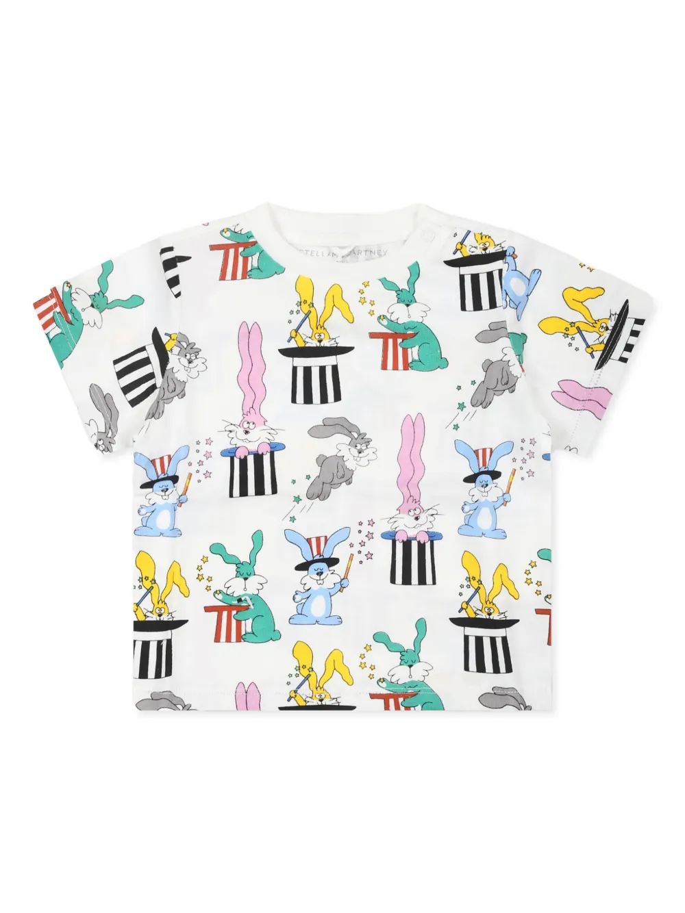 

Футболка с принтом Stella McCartney Kids, белый