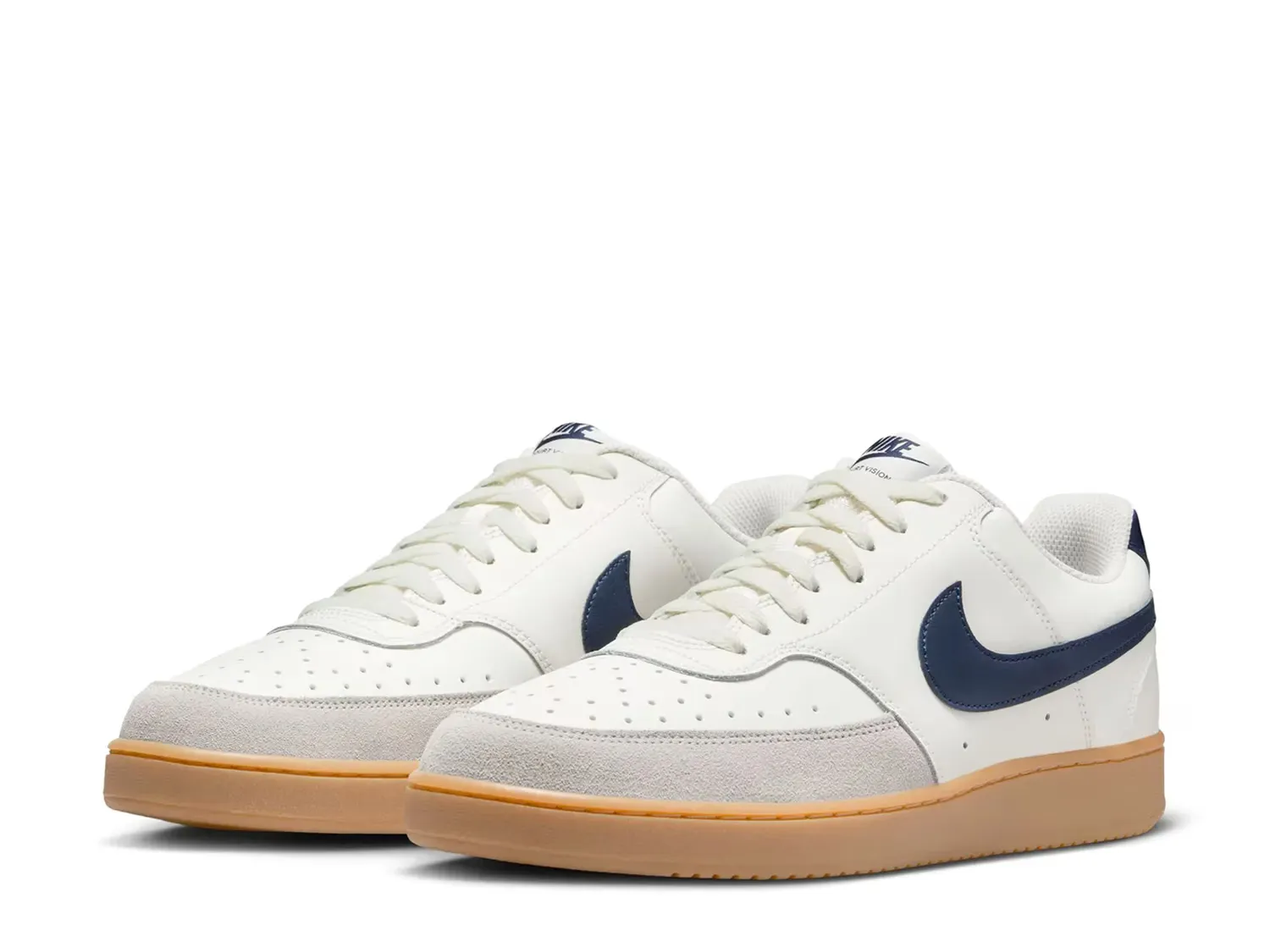 Кроссовки Court Vision - мужские Nike, White/Blue — фото 3