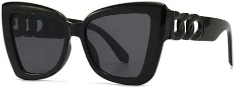 

Винтажные солнцезащитные очки для женщин, квадратная оправа, солнцезащитные очки с защитой от УФ-излучения UV400, модные, большие, в стиле стритвеар MTZJH, C1