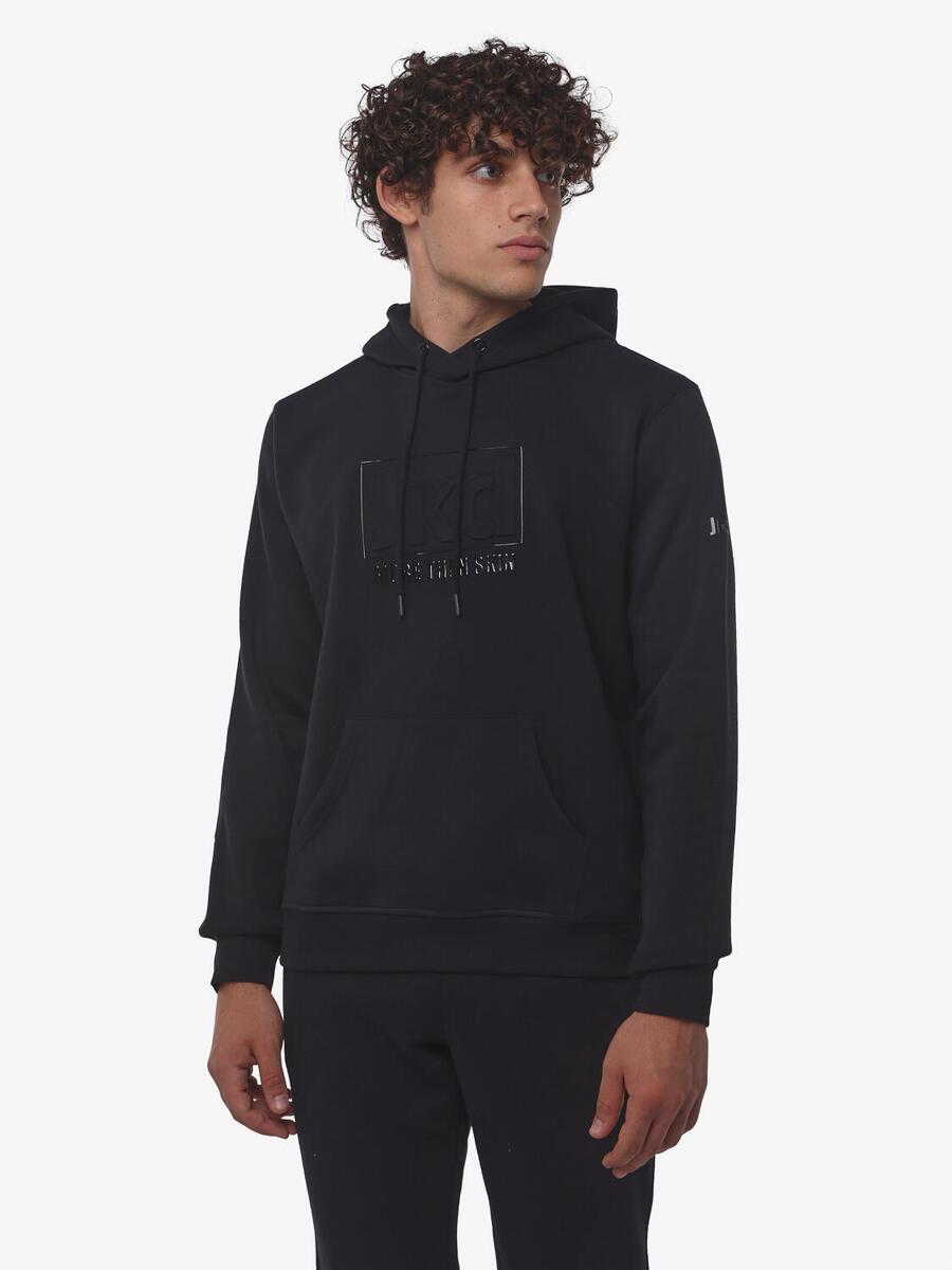 

JAKED черная хлопковая фитнес-толстовка для мужчин