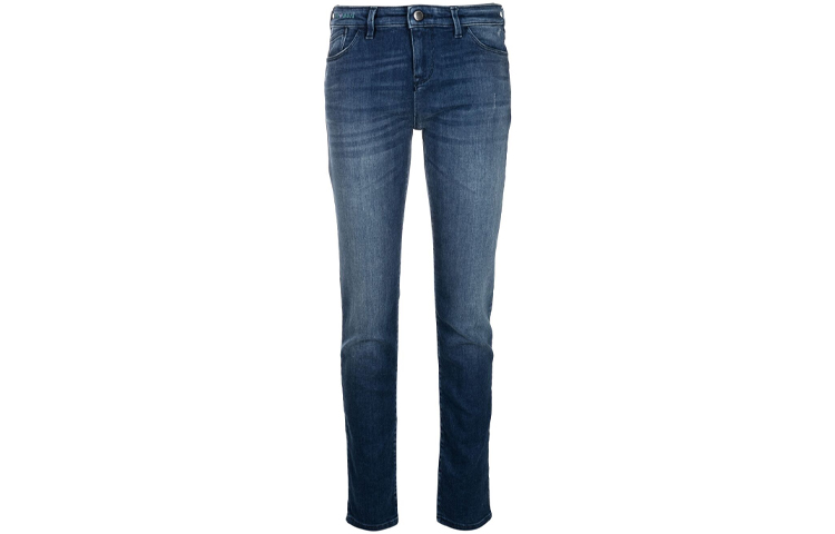 EMPORIO ARMANI Джинсы Women's Blue Moderate Slim Fit — фото 3