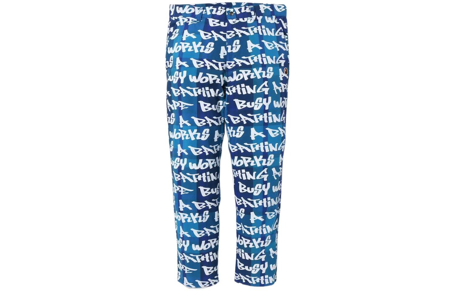 

Свободные брюки BAPE Graffiti Check One Point A Bathing Ape, черный
