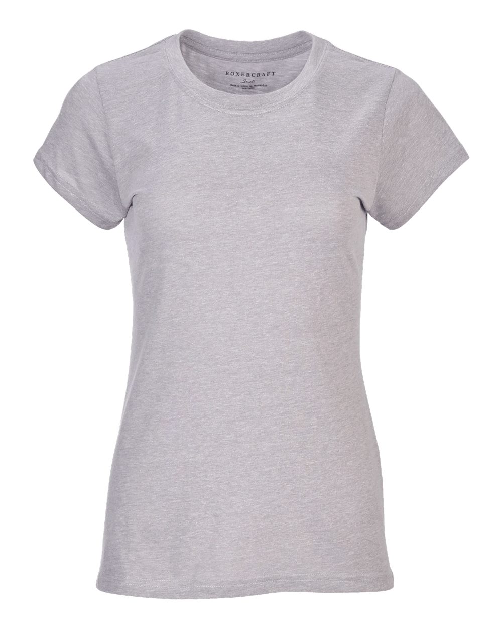 

Женская футболка из трехслойной ткани Boxercraft, цвет oxford heather