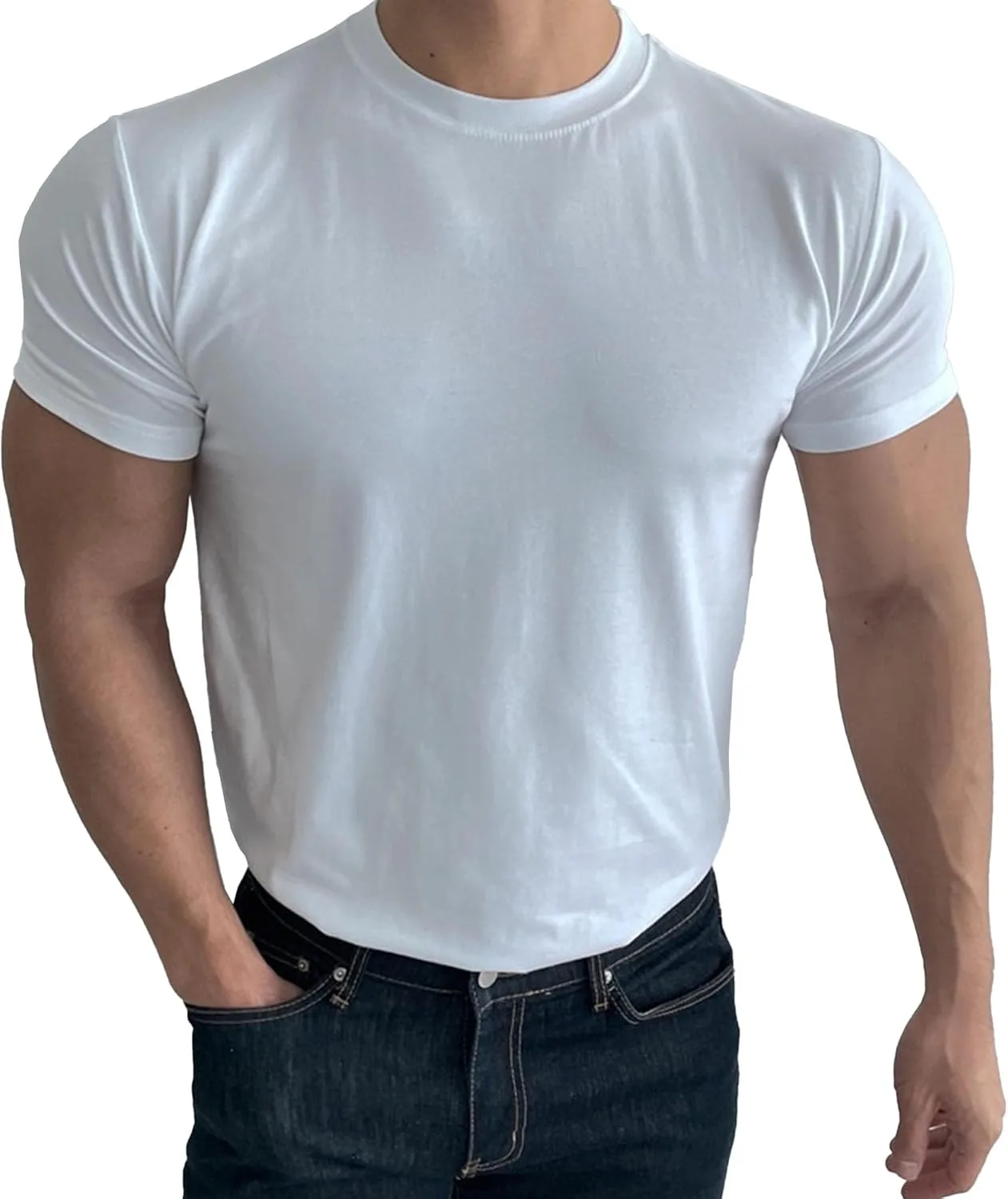 

Мужская футболка для тренировок Slim Fit, влагоотводящая Maiyifu-GJ