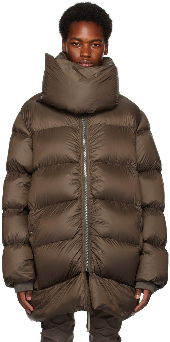 

Коричневый пуховик Rick Owens Mountain Mountain