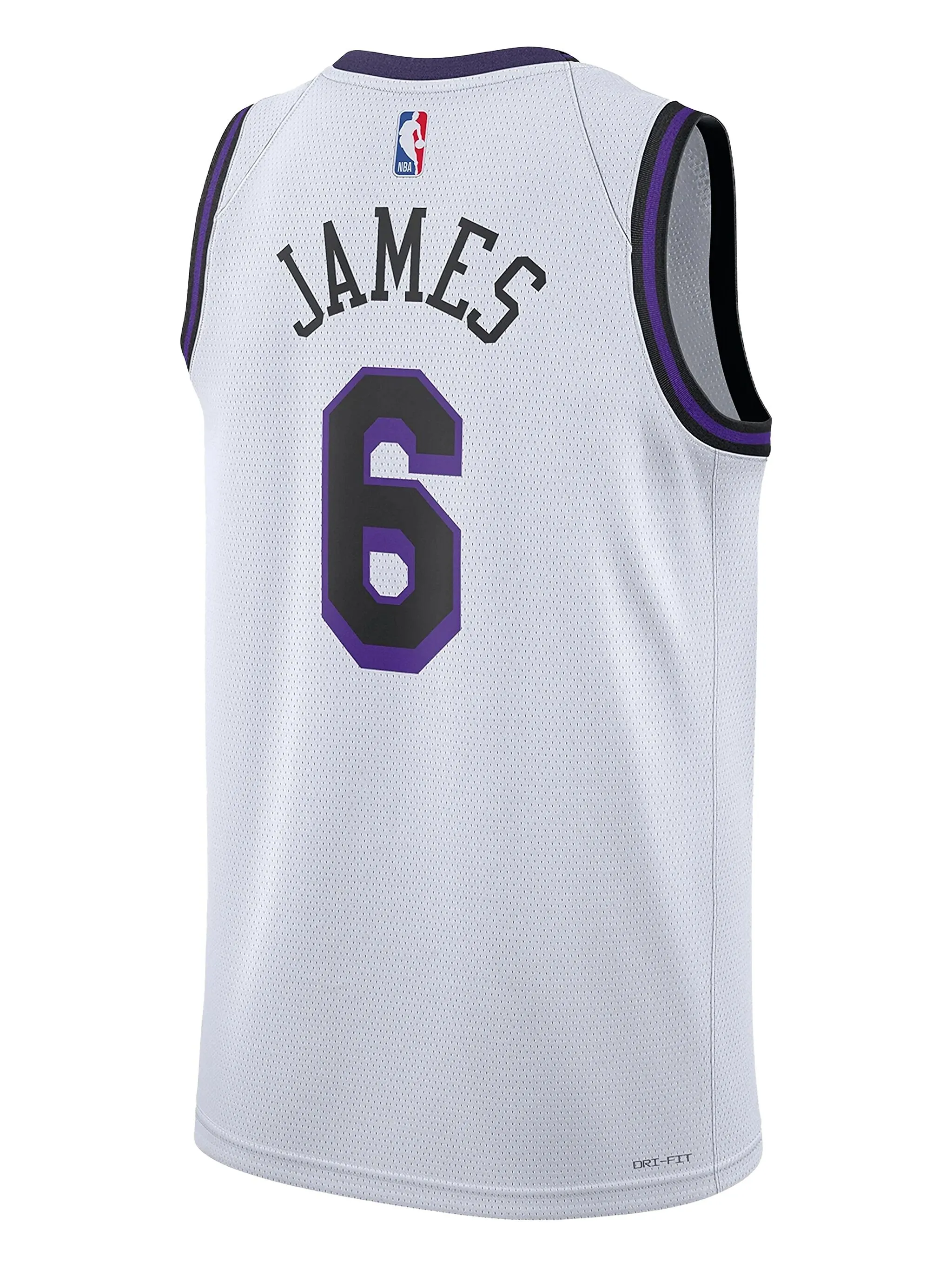 Топ LeBron James Los Angeles Lakers City Edition Nike, белый — фото 2