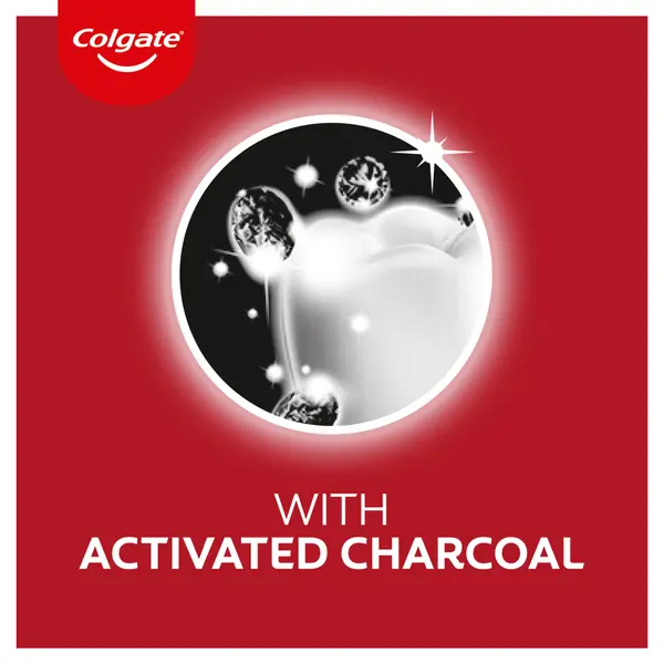 Отбеливающая зубная паста с активированным углем, 75 мл Colgate Max white charcoal — фото 2