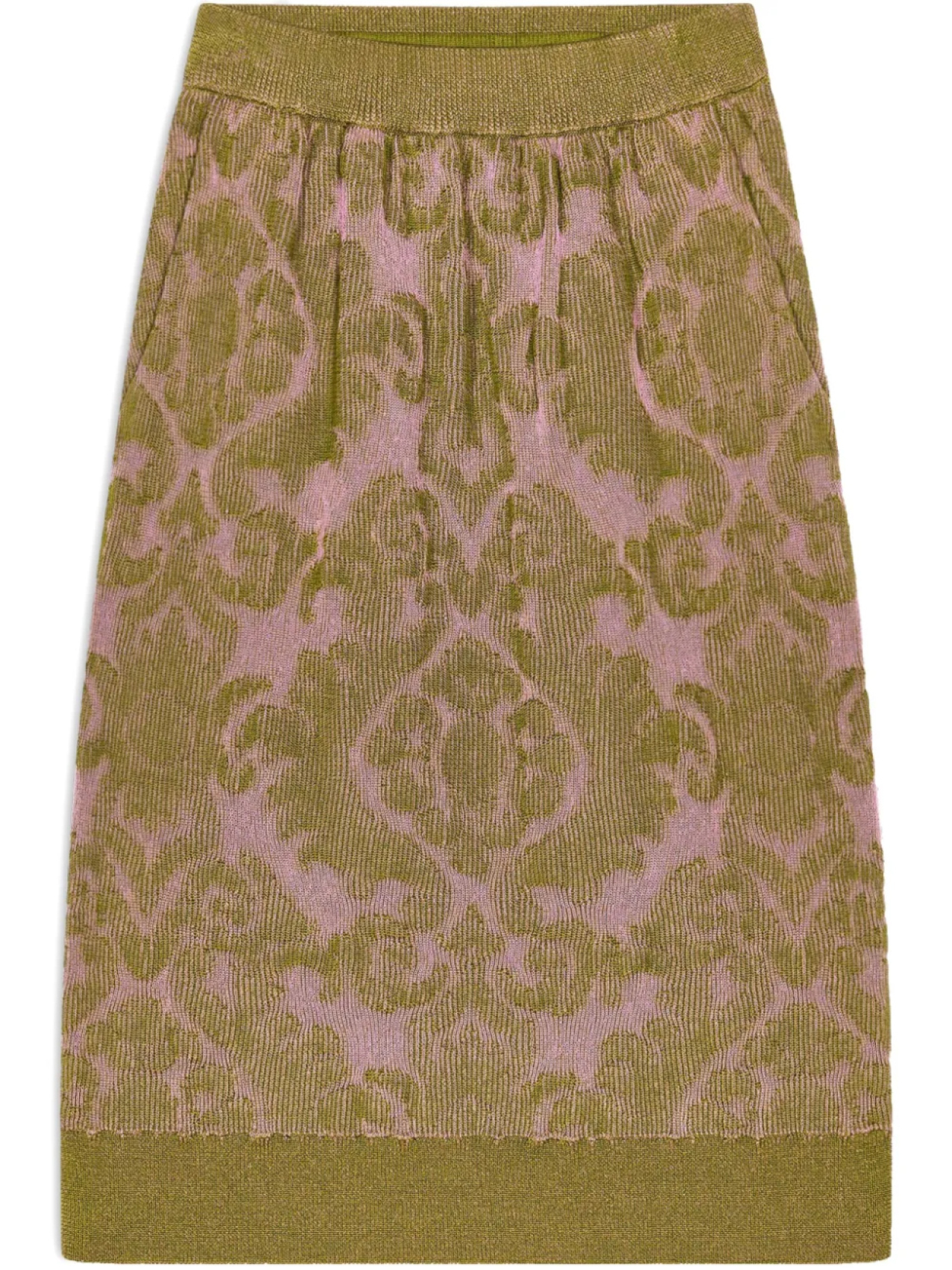 

DRIES VAN NOTEN жаккардовая юбка, зеленый