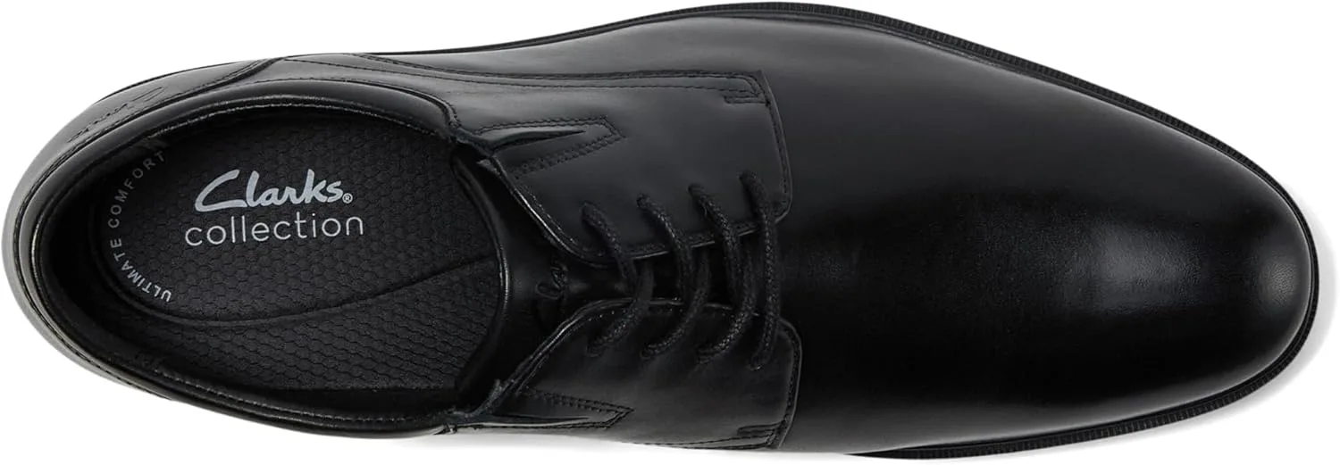 Мужские оксфорды на шнуровке Clarks Steadwell, черный — фото 3