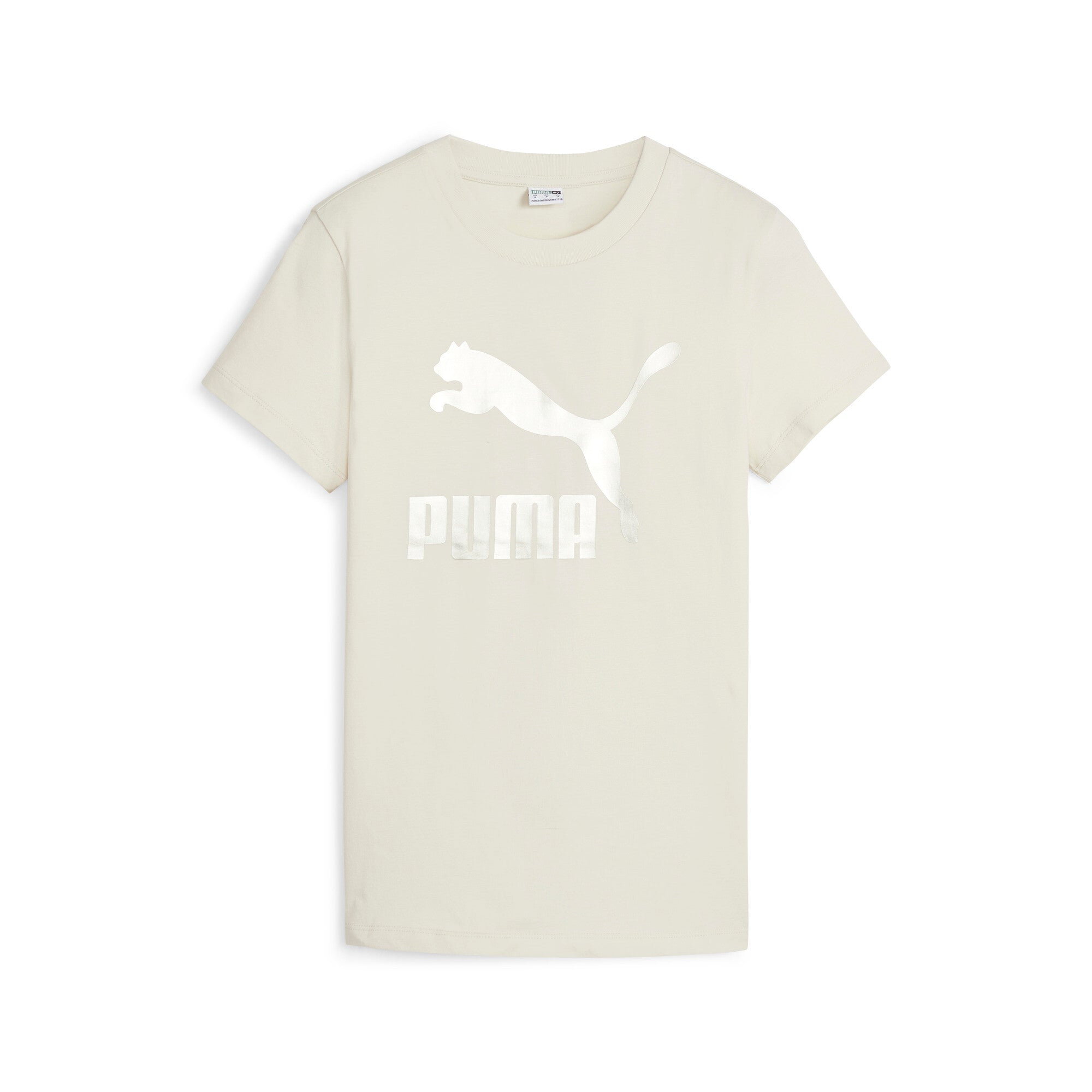 

Футболка с блестящим логотипом PUMA Women's CLASSICS, цвет alpine snow