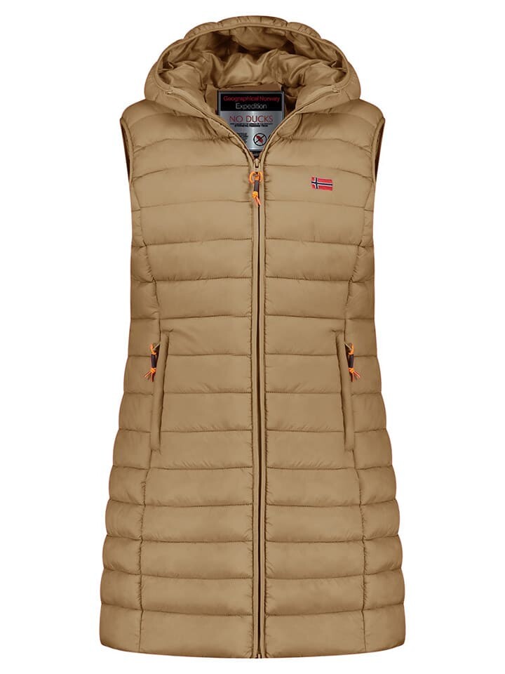 

Стеганый жилет Geographical Norway Steppweste Vatikolor, светло-коричневый