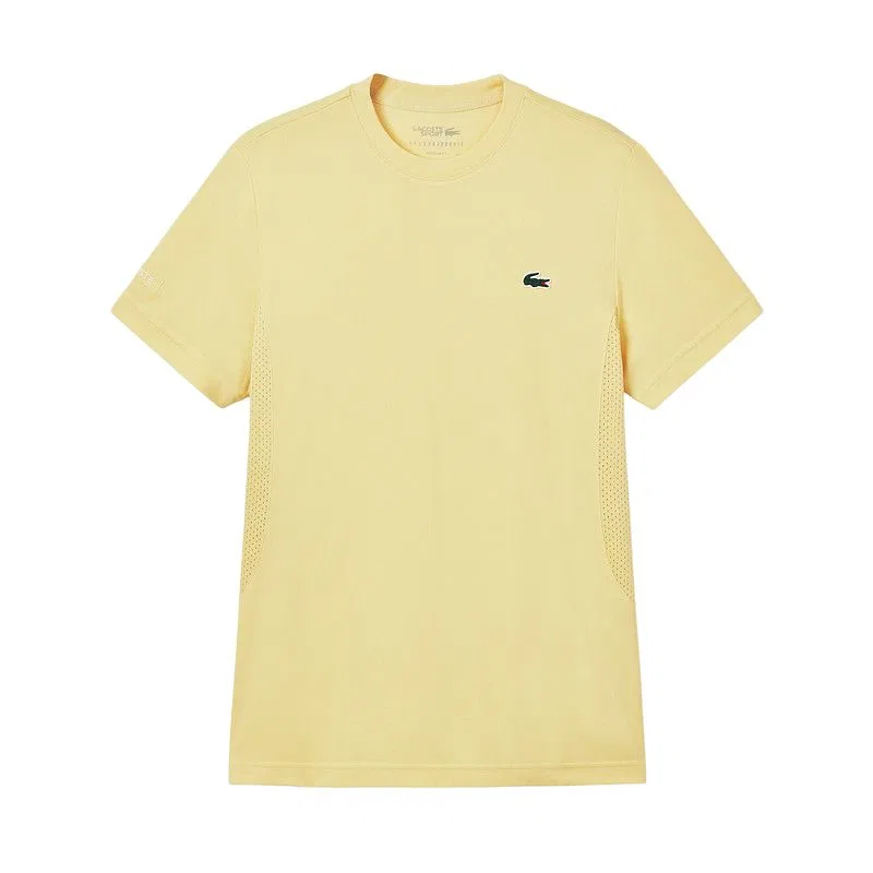 Футболка с круглым вырезом и логотипом Lacoste Soybean