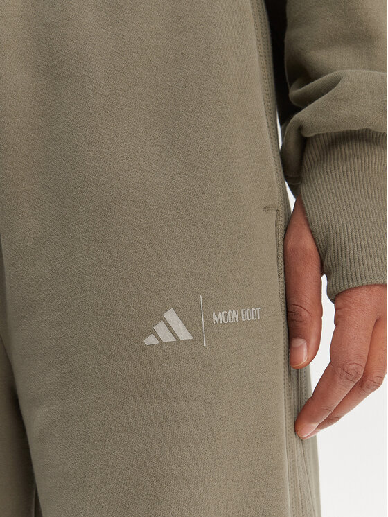 Спортивные брюки regular fit JM1099 Adidas, зеленый — фото 4