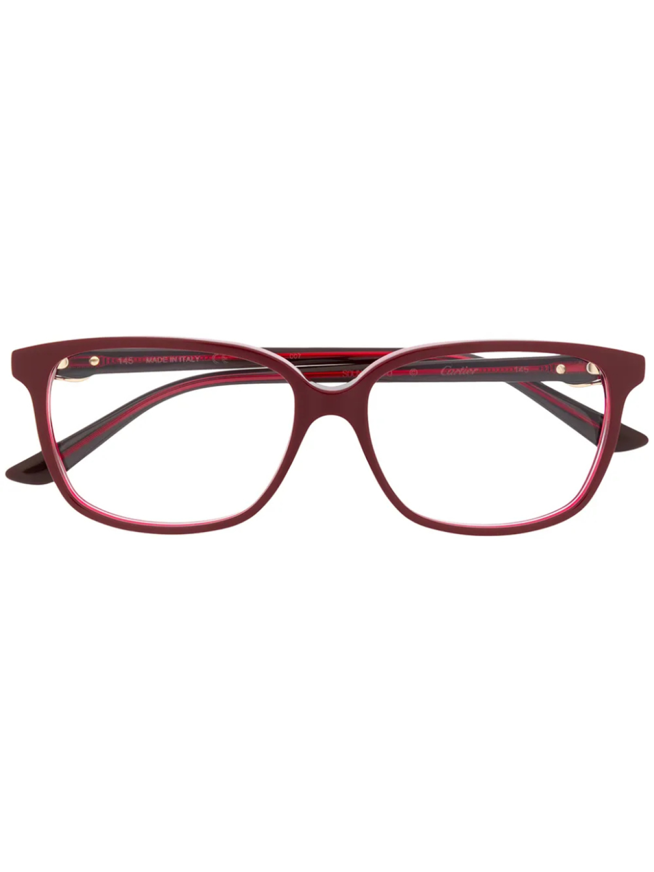 

Очки C Décor Cartier Eyewear, красный