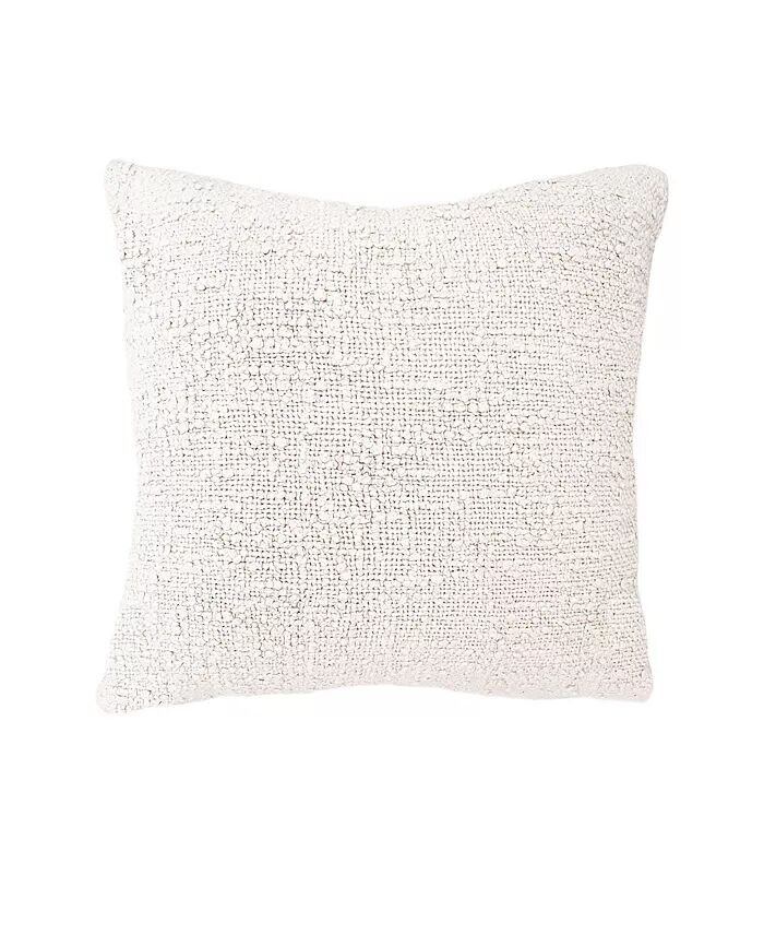 

Уютная хлопковая белая подушка-букле евро 26x26 Anaya Home, белый
