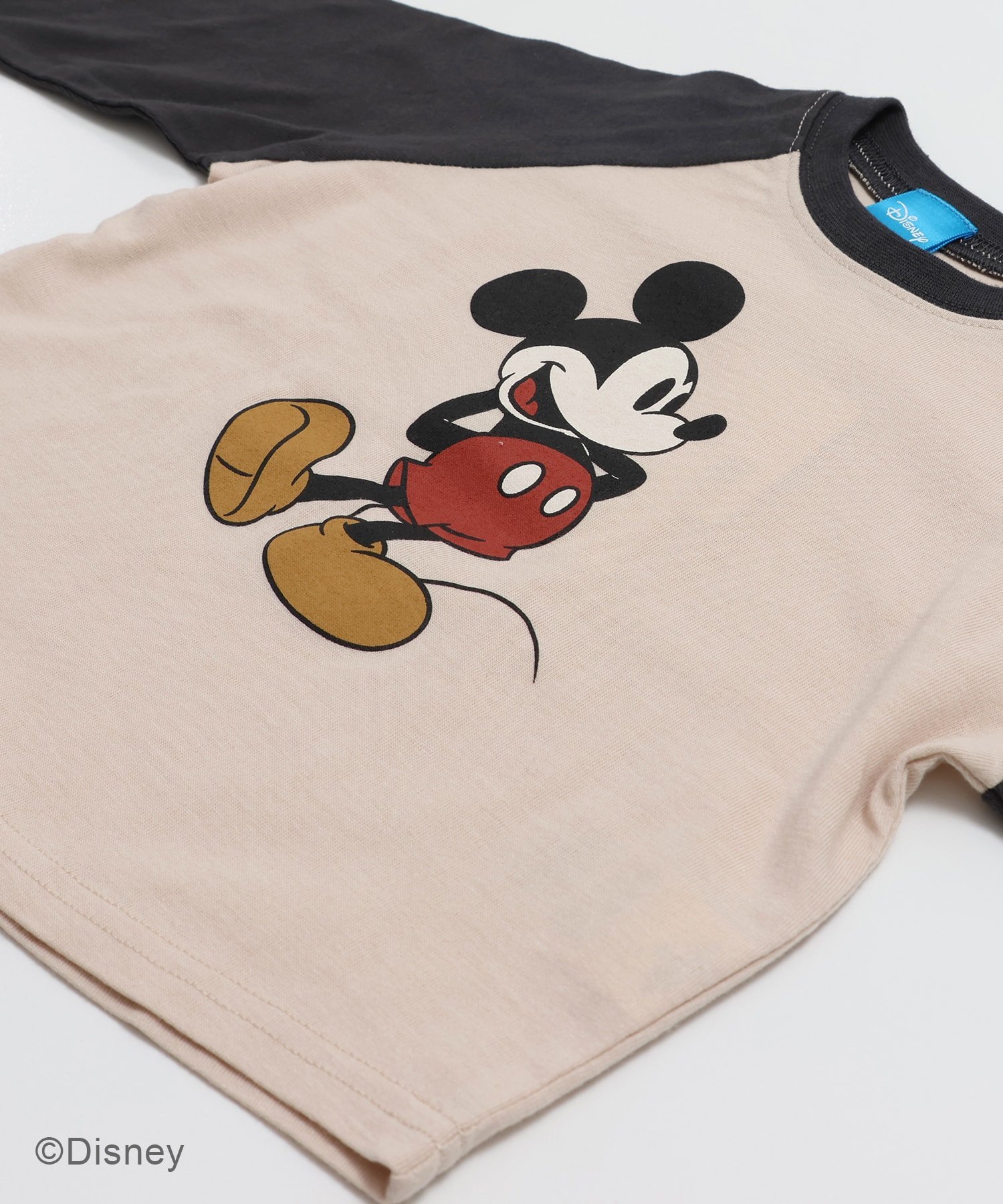 Футболка с длинным рукавом Микки Маус Disney, B Raglan/Charcoal — фото 3