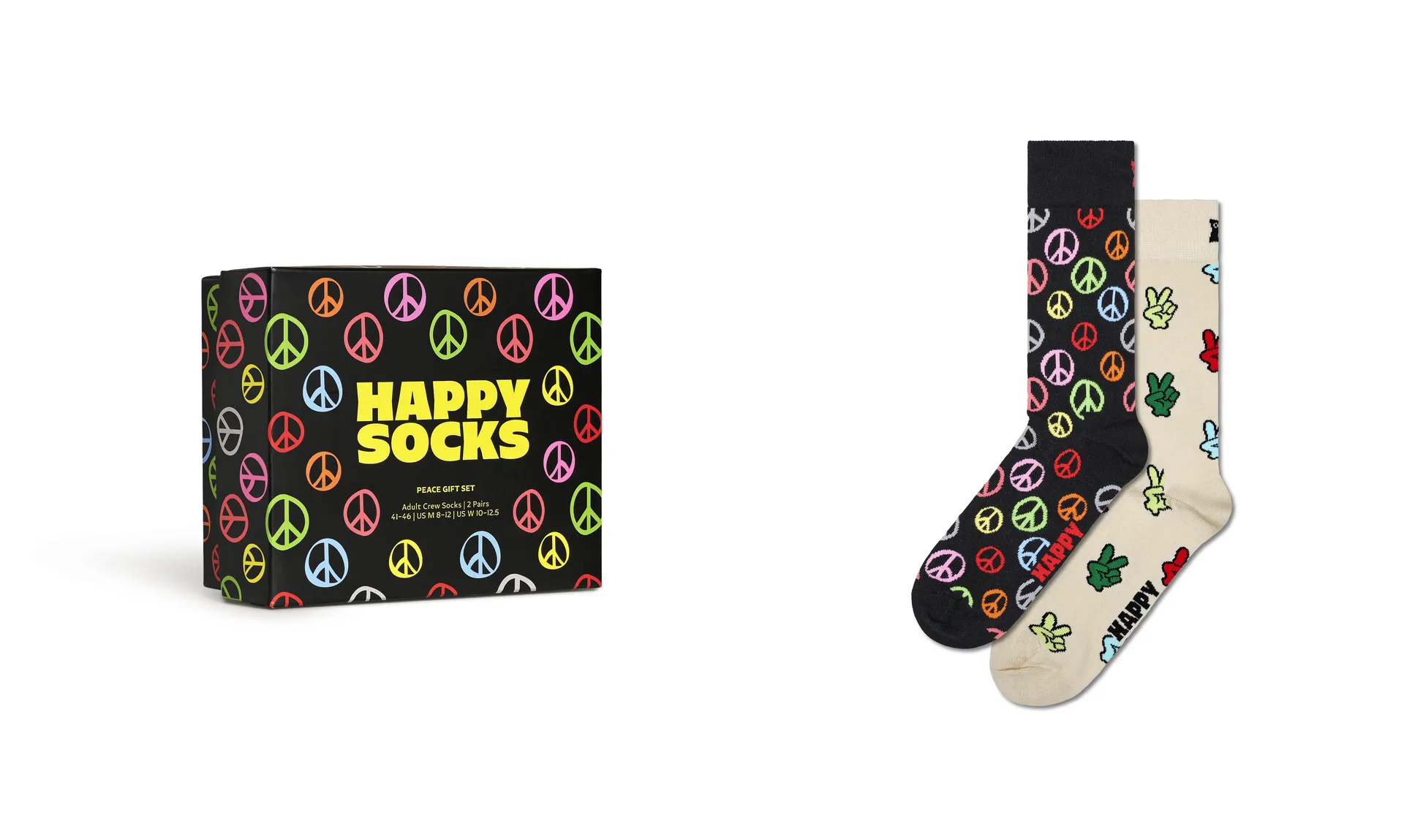 

Носки Happy Socks, подарочный набор "Мир", цвет Bunt