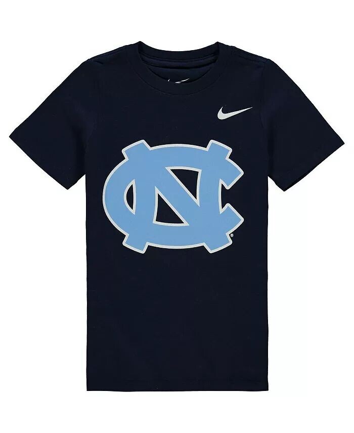 

Темно-синяя футболка с логотипом Little Boys and Girls North Carolina Tar Heels Nike