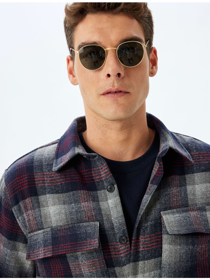 

Рубашка серого цвета KOTON