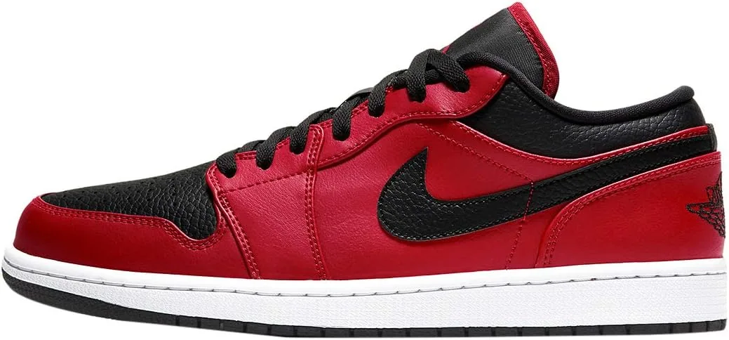 Мужские баскетбольные кроссовки Nike Air Jordan 1 Low, белый/черный/красный