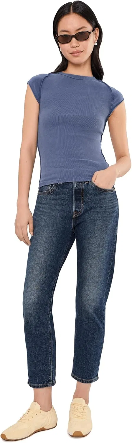Джинсы 501 Crop, Levi's, New Believe Not Shrink-to-fit Stretch — фото 2