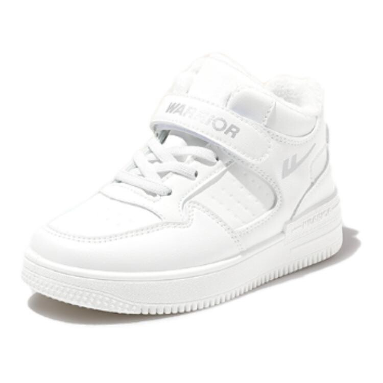 Кроссовки WARRIOR Kids Skateboarding Shoes Kids High-top, белый — фото 3