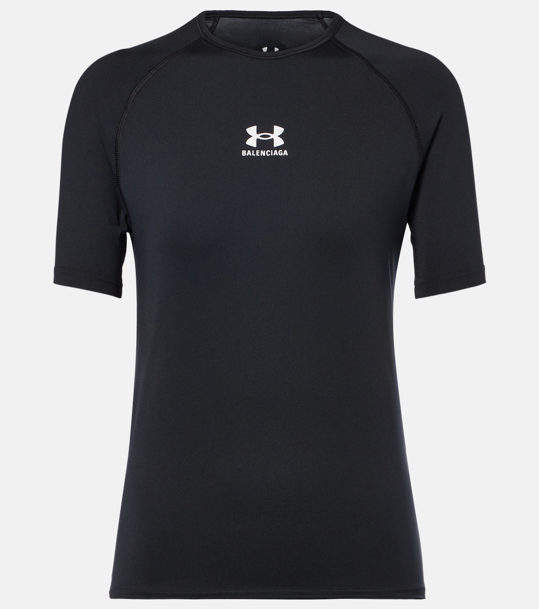 

Хлопковая футболка Under Armour Balenciaga, черный