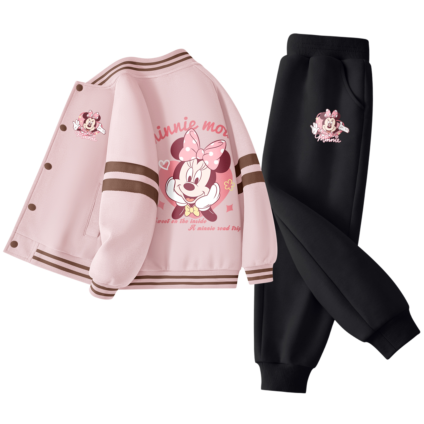 

Детская повседневная спортивная одежда Disney, черный