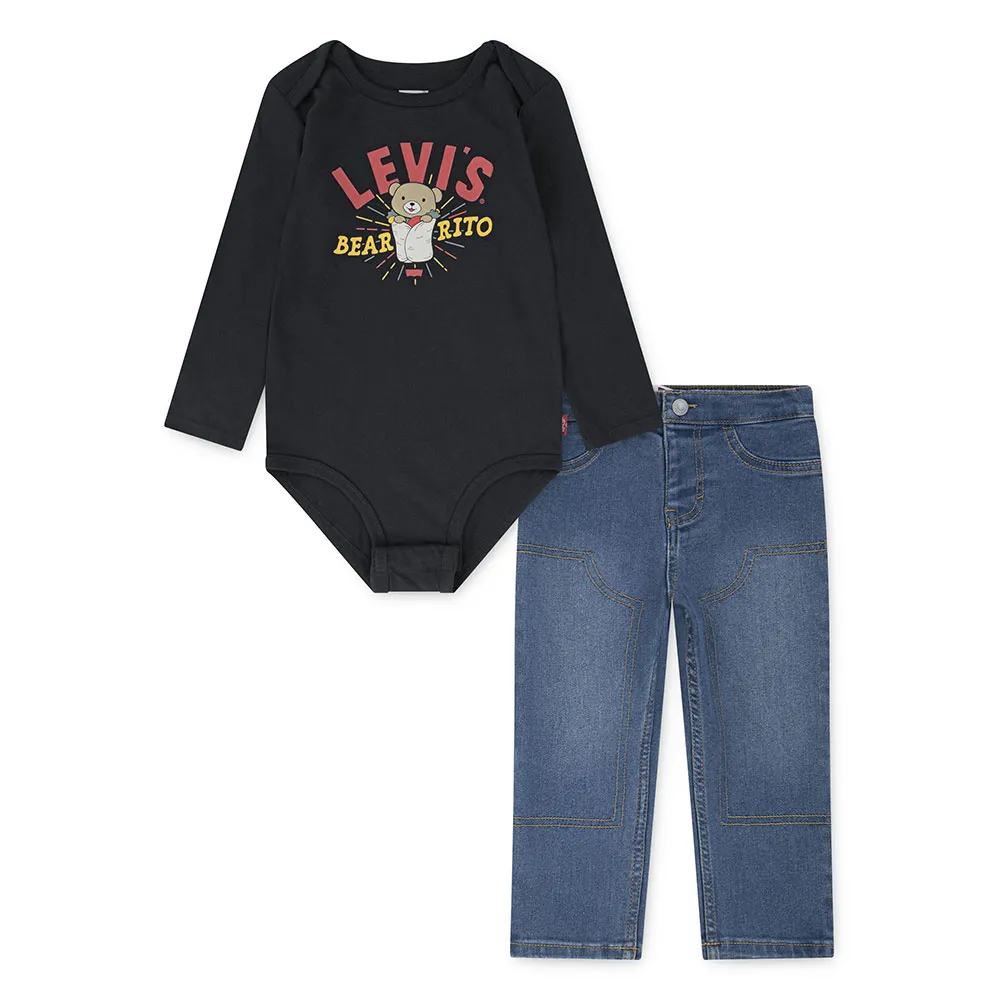 

Комплект Levi's Bearrito Denim, синий