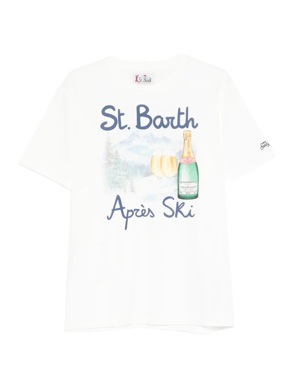 

Футболка Arnott с принтом Warm Mc2 Saint Barth, белый