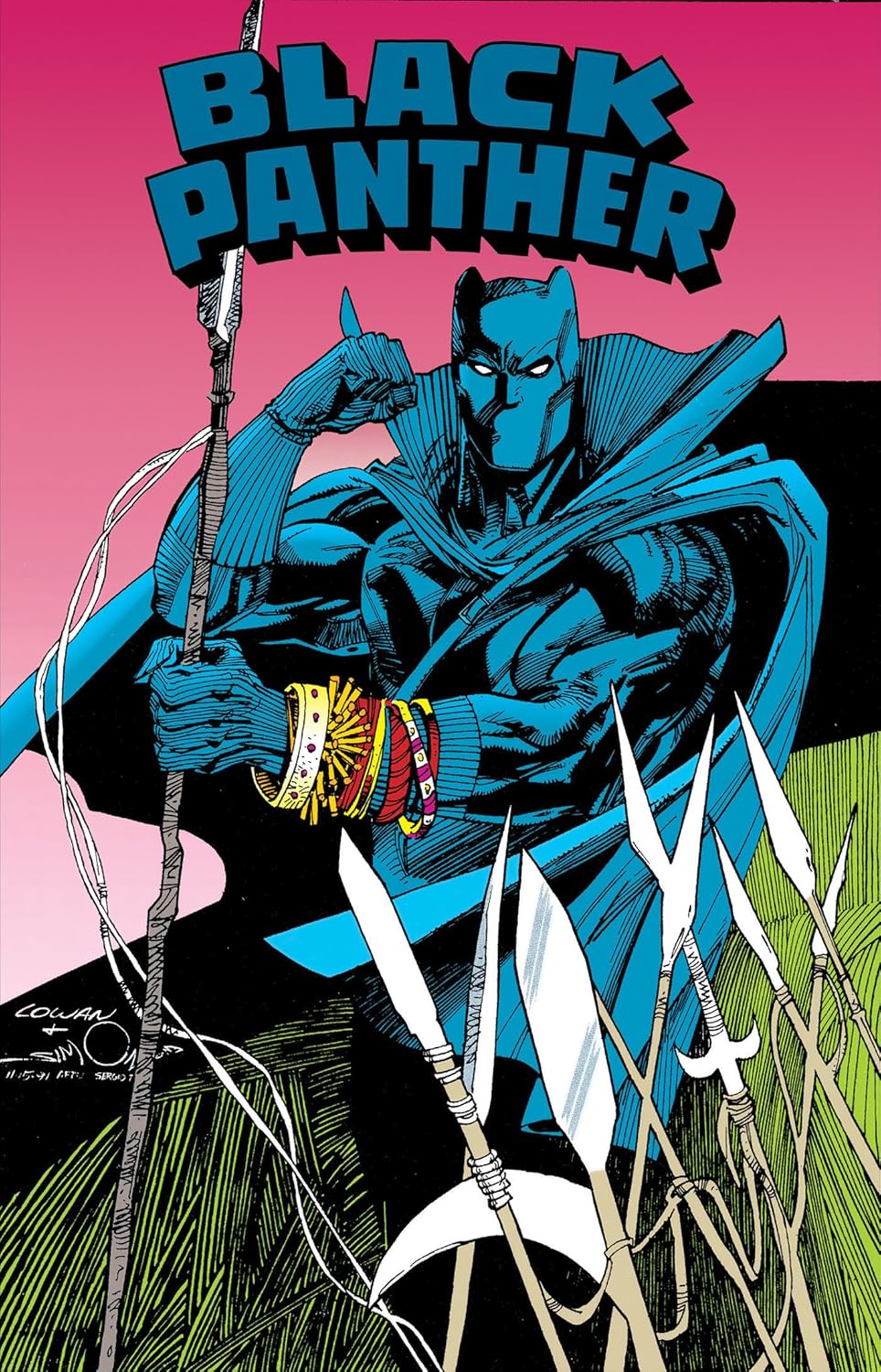 

Black Panther: Panther'S Prey Omnibus Denys Cowan Cover (Black Panther: Revenge of the Black Panther Omnibus Denys Cowan Cover) (Marvel Universe)