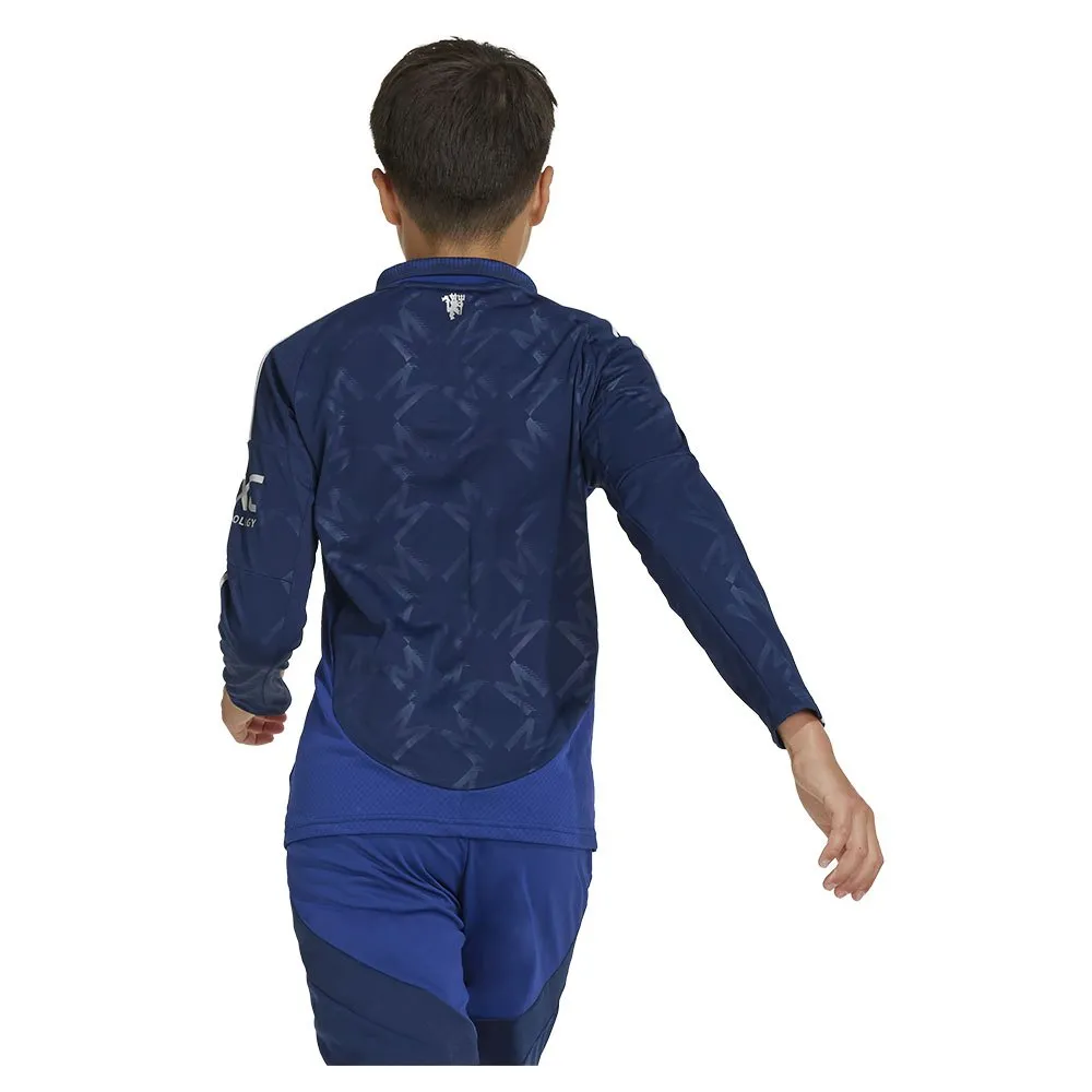 Лонгслив adidas Manchester United 24/25 Away junior, синий — фото 2