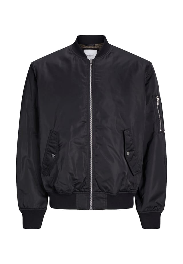 

Куртка куртка-бомбер океан Jack & Jones, черный