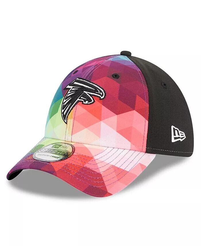 

Мужская и женская разноцветная черная кепка Atlanta Falcons 2023 NFL Crucial Catch 39THIRTY Flex New Era