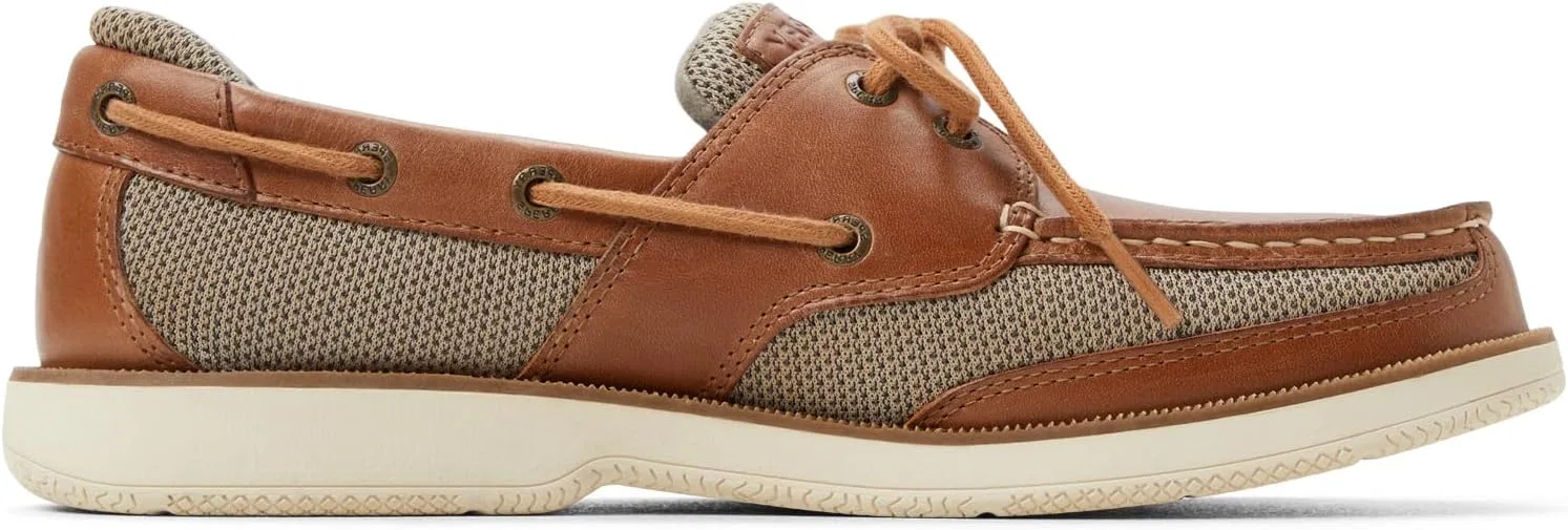 Мужские лоферы от Sperry Surveyor с двумя кожаными туфлями, светло-коричневый — фото 4