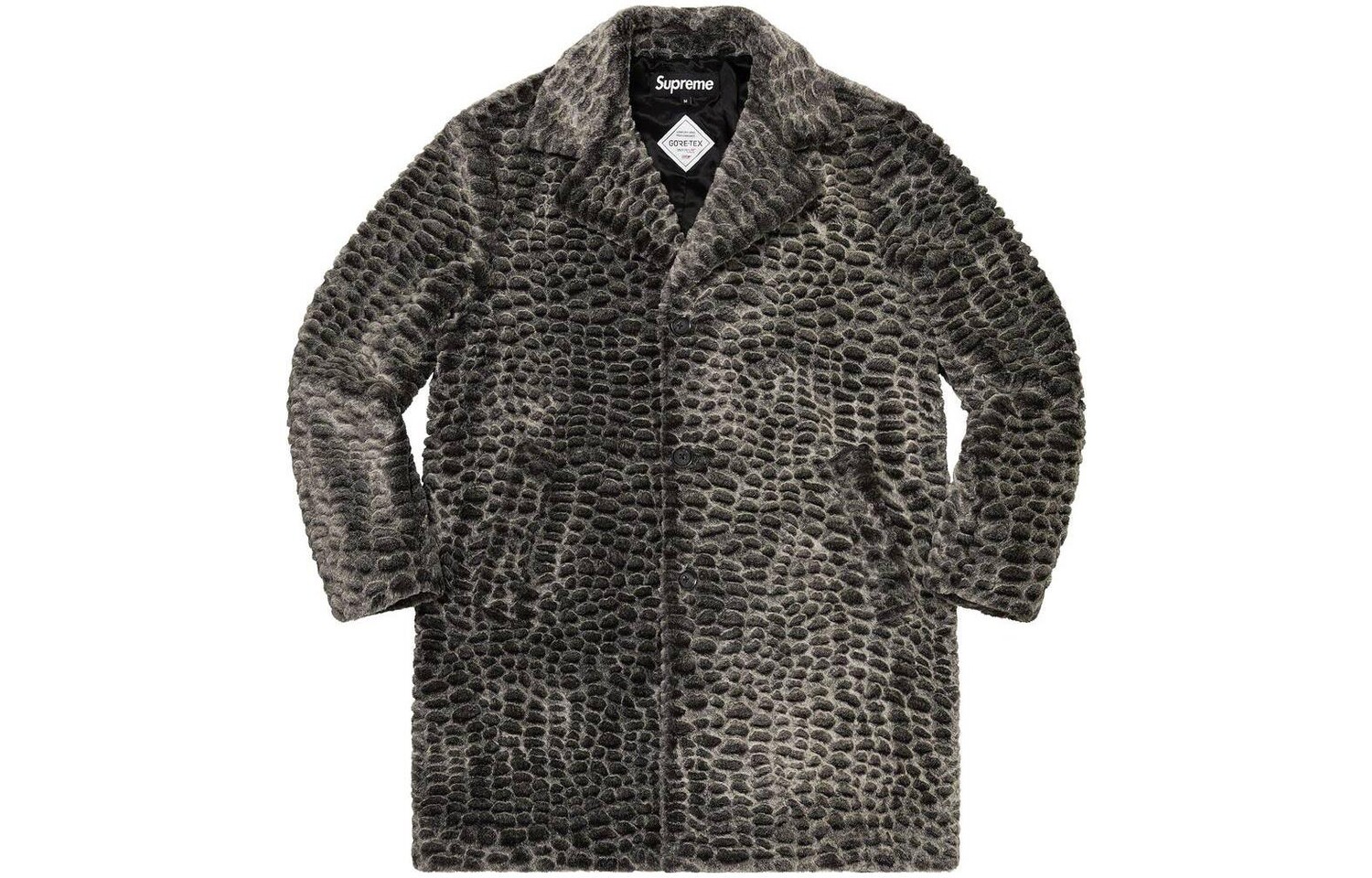 

SS23 Мех унисекс черный Supreme, черный