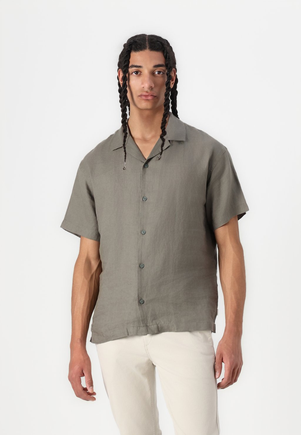 

Рубашка JPRCCLAWRENCE RESORT SHIRT Jack & Jones PREMIUM, темно-зеленый
