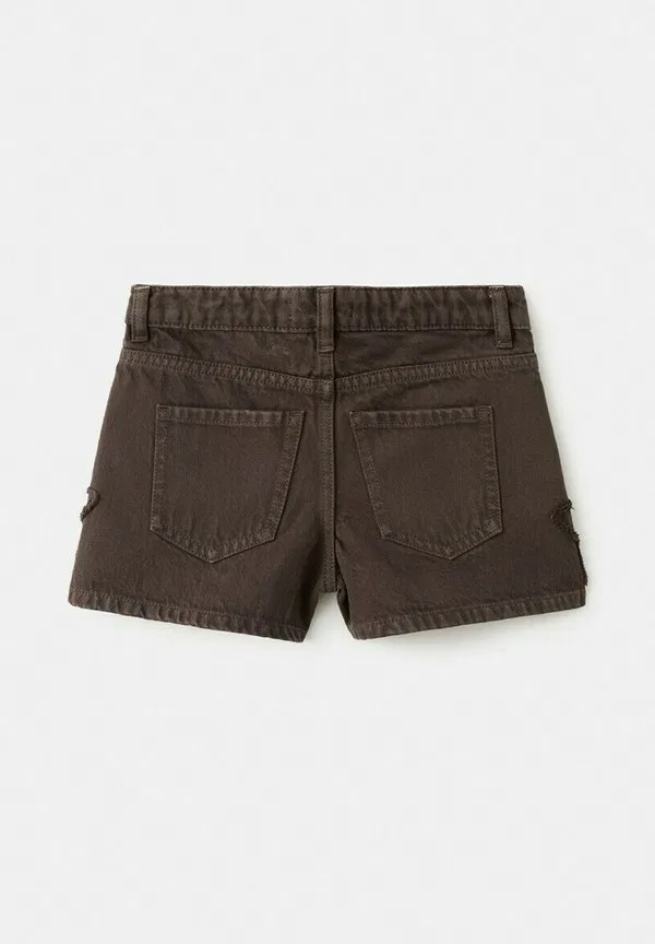 Детские джинсовые шорты Mango Kids, Brown — фото 2